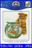 DMC BK 669 - Cat and Goldfish-dmc-bk-669-cat-goldfish-jpg