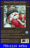 Dimensions 70-08833 - A Kiss for Snowman-70-8833-jpg