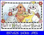 Dimensions 65101 - Life is nothing without friends-1-jpg