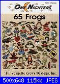 Jeanette Crews Designs - One Nighters - 455 - 65 Frogs - 1997-jeanette-crews-designs-one-nighters-455-65-frogs-1997-jpg