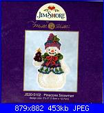 Mill Hill - JS20-5102 Pinecone Snowman-mh-js20-5102-pinecone-snowman-jpg