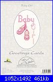 Derwentwater Designs - CDG18 Greetings Cards - Baby Girl-cdg18-baby-girl-jpg