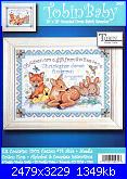 Design Works 2431 - Woodland Baby Sampler-cover-jpg