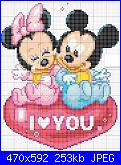 Richiesta immagine Minnie e Topolino sposi-i%252520love%252520you-jpg