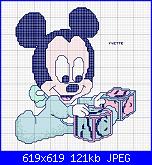 SCHEMI DISNEY-disegni-punto-croce-baby-topolino-jpg