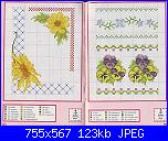 Schema con girasole poco nitido-idee_95-girasole-jpg