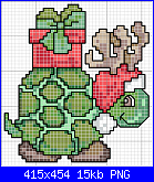 schemi natalizi-tortuga_navidad-png