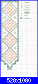 schemi segnalibri hardanger-lesezeichen-gr%C3%BCn-beige-gif