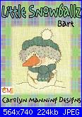 Pupazzi di neve-carolyn-manning-designs-little-snowballz-bart-jpg