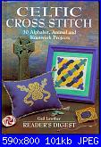 Celtic Cross Stitch - 30 Alphabets Animal and Knotwork Projects - Gail Lauther -1997*-book_obl-jpg