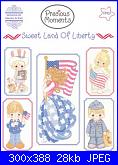 Gloria & Pat Precious Moments n.61 - Sweet land of Liberty-copertina-pm-61-link-jpg