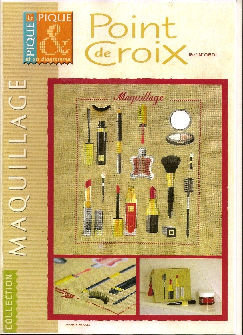 Schema punto croce Maquillage 01