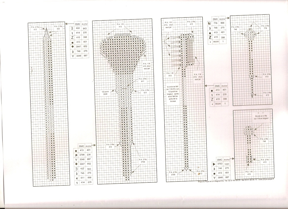 Schema punto croce Maquillage 03