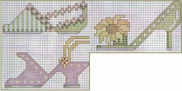 Schema punto croce Scarpe 34