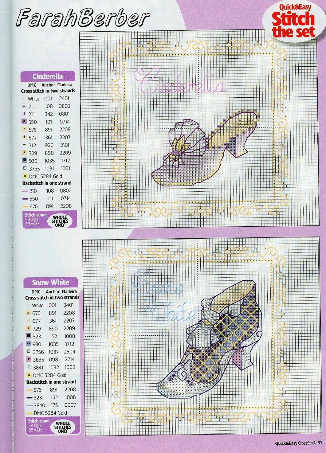 Schema punto croce Scarpe 62