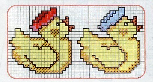 Schema punto croce Paperi