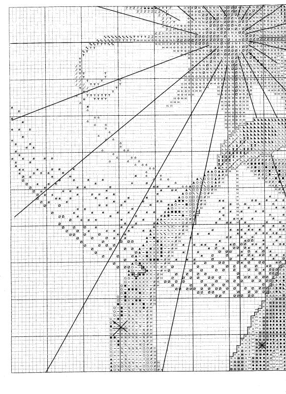 Schema punto croce Angelo Stella Mani 1f