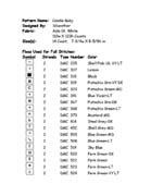 Schema punto croce Angioletto 3h