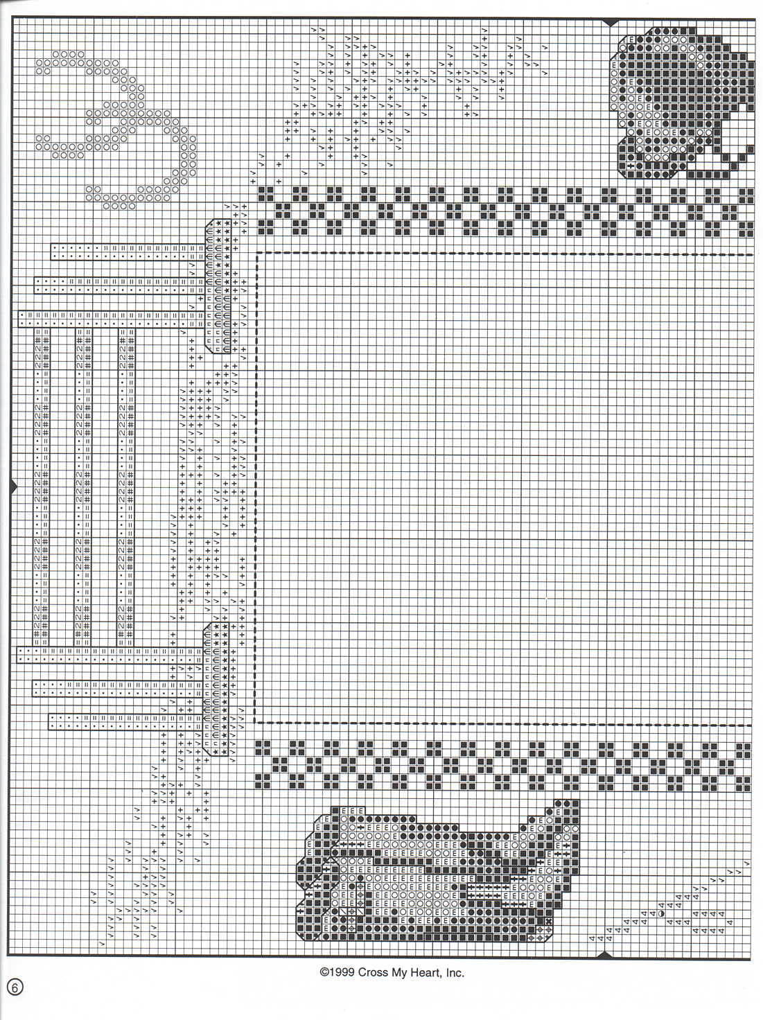 Schema punto croce Cavalli 09