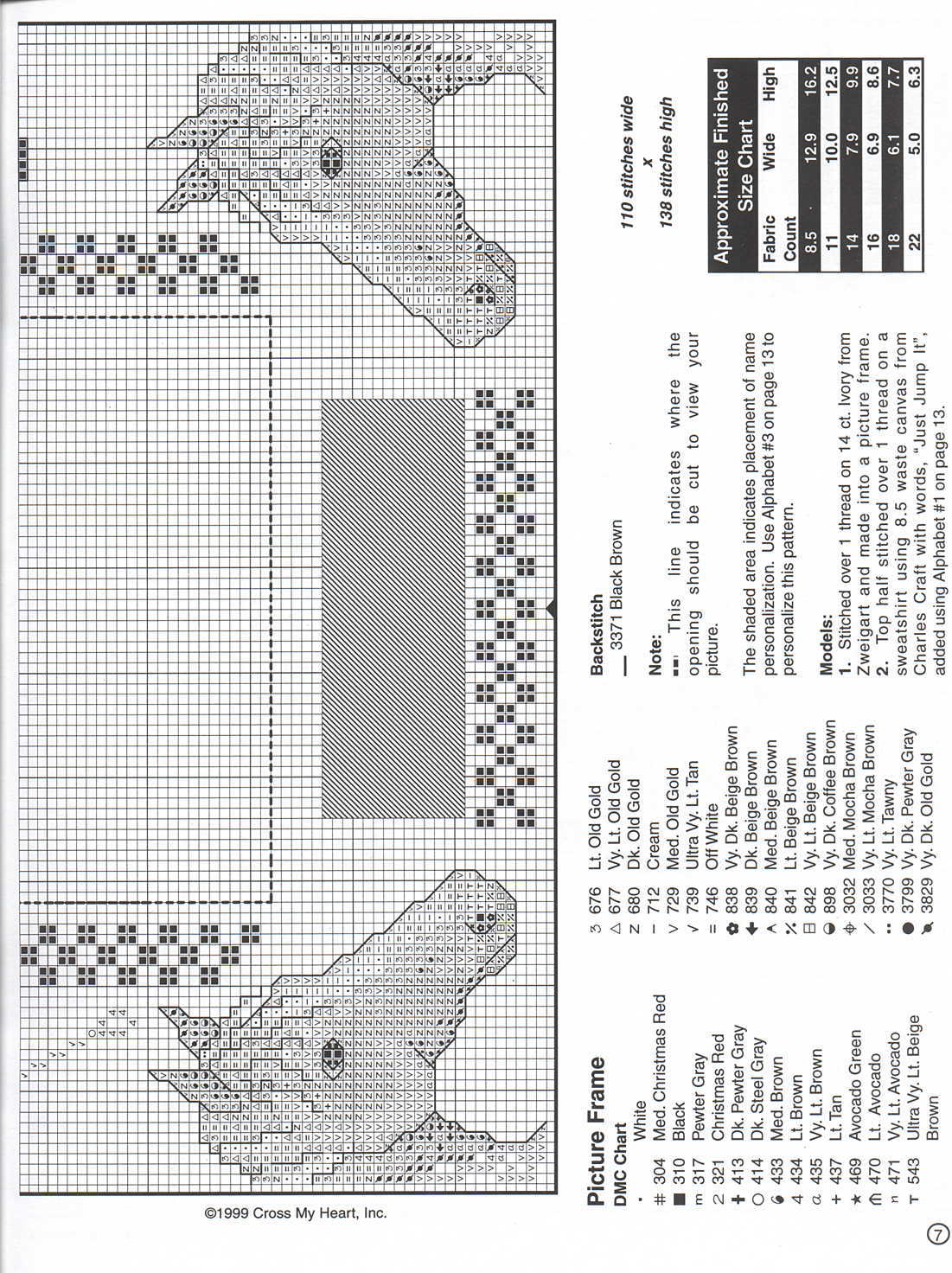 Schema punto croce Cavalli 10