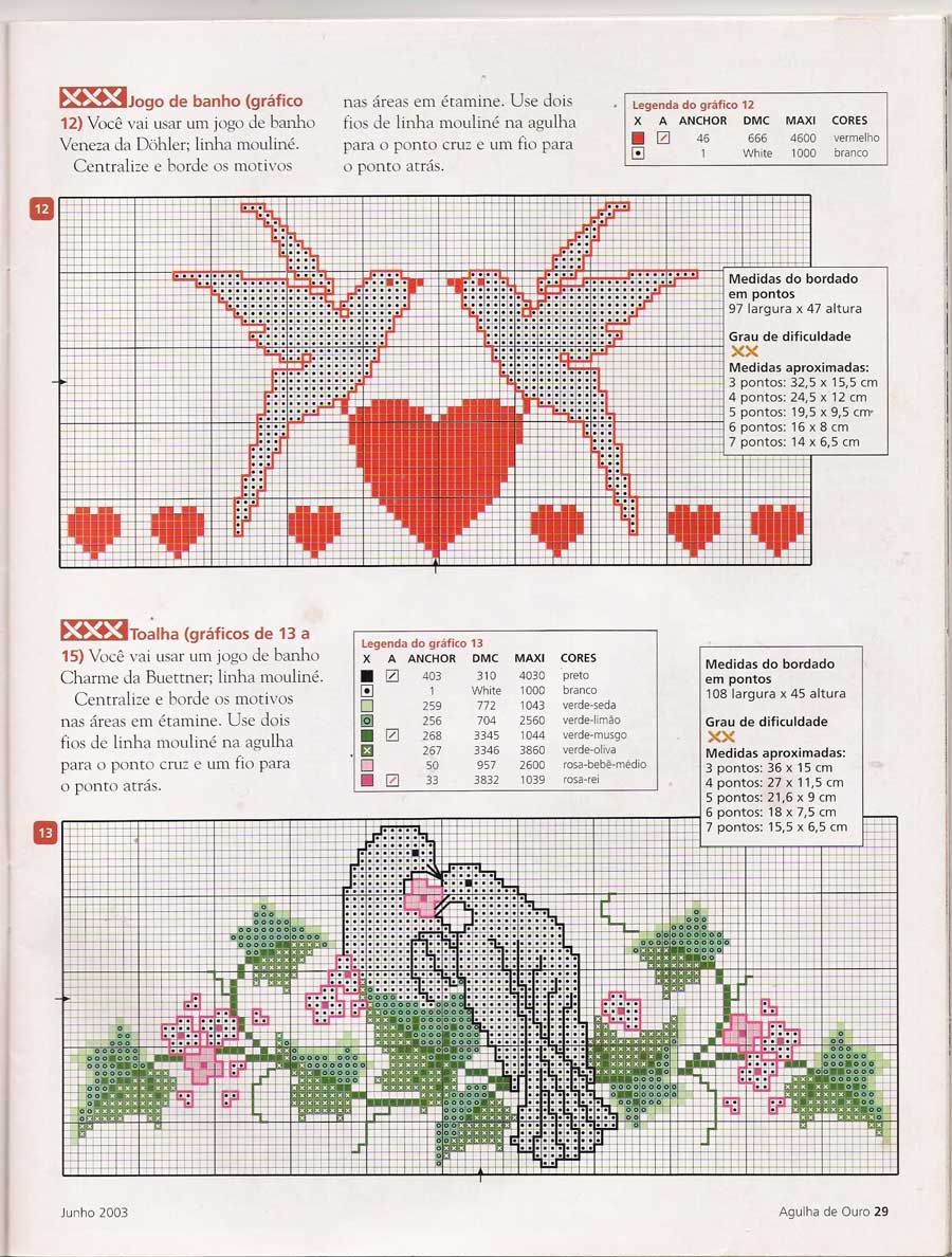 Schema punto croce Combi Innamorati