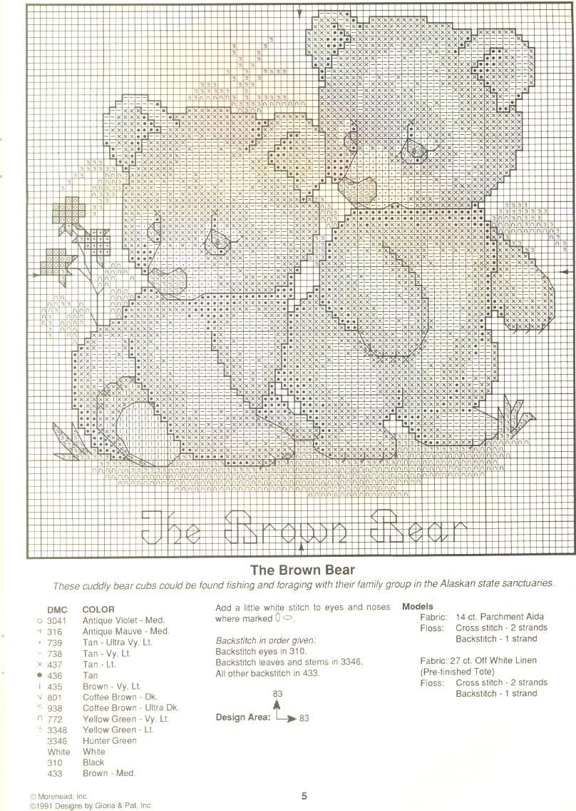 Schema punto croce Orsi 02