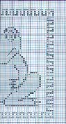 Schema punto croce Rana 02