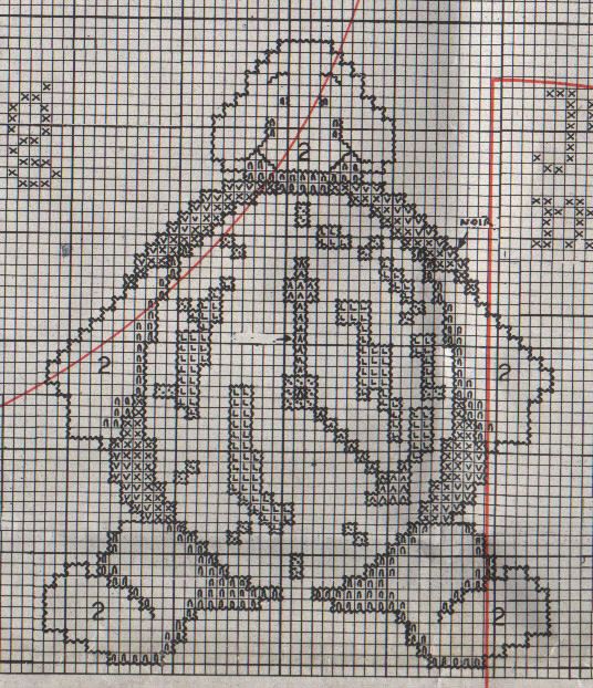 Schema punto croce Tarta 04