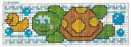 Schema punto croce Tartaruga 4