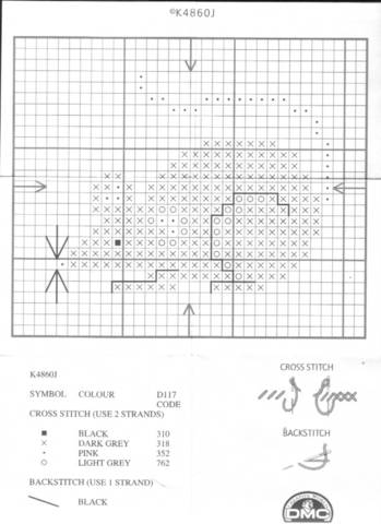 Schema punto croce Topino2