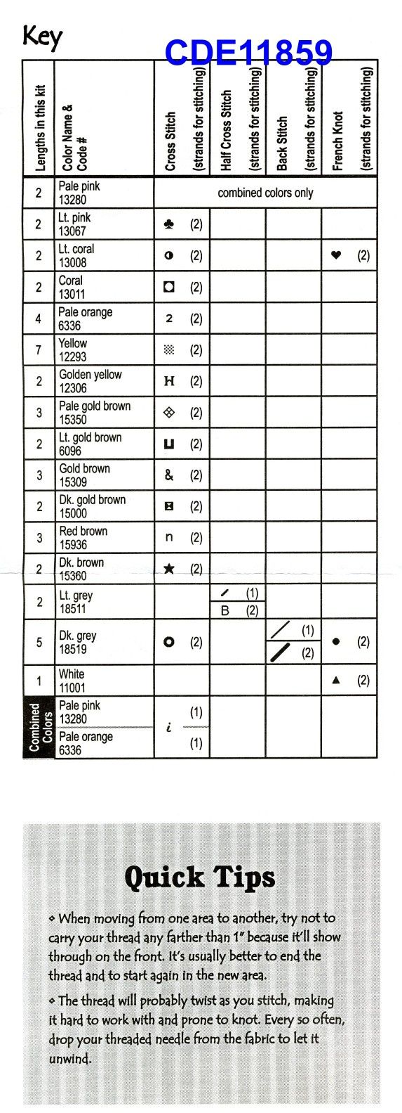 Schema punto croce Topo-cioccolata-2