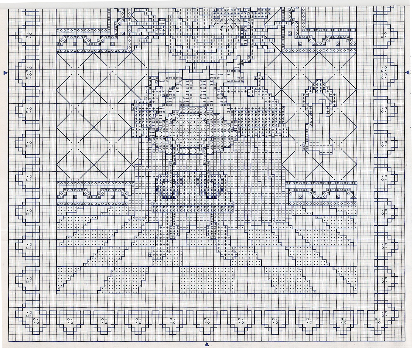 Schema punto croce Bimba Allo Specchio 03