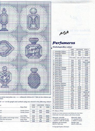 Schema punto croce Boccette 11