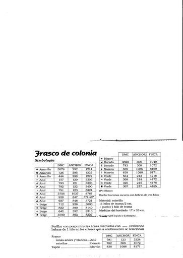 Schema punto croce Colonia 11