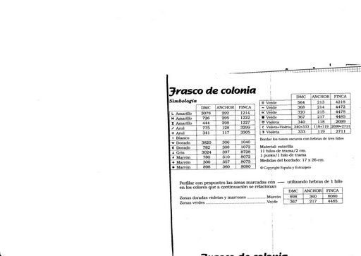 Schema punto croce Colonia 12