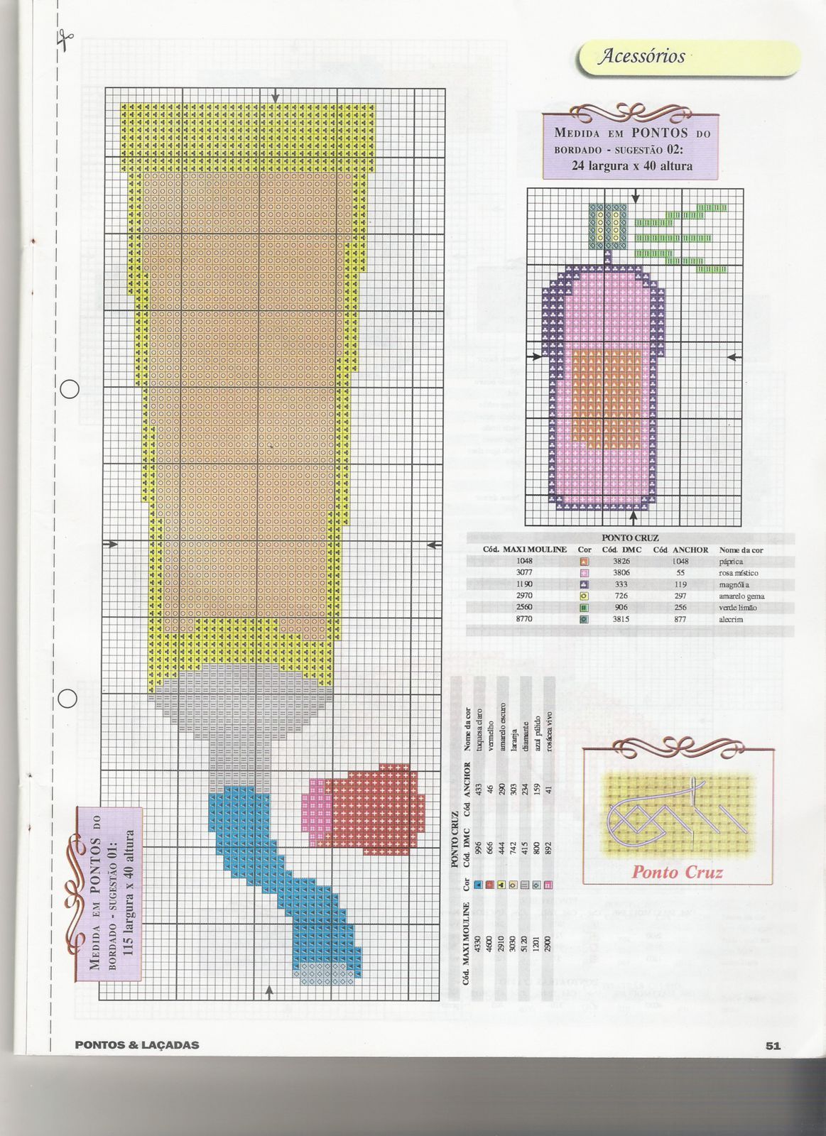 Schema punto croce Dentifricio