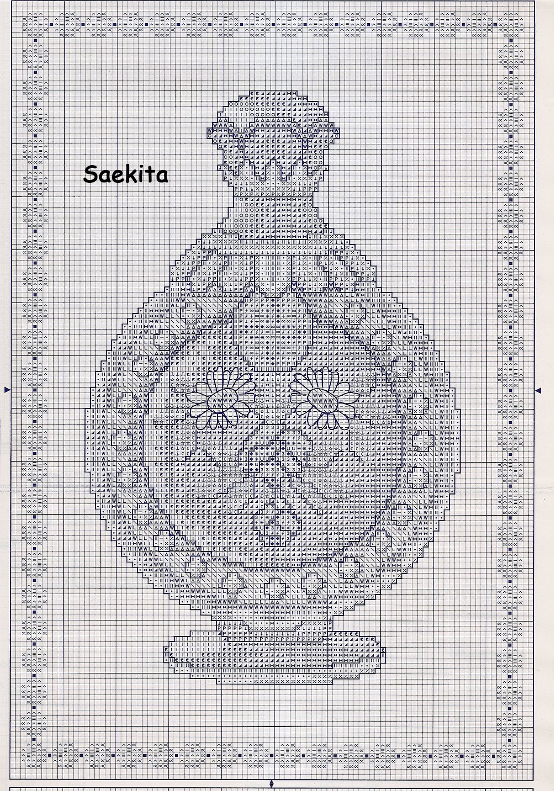 Schema punto croce Frasco De Colonia 02