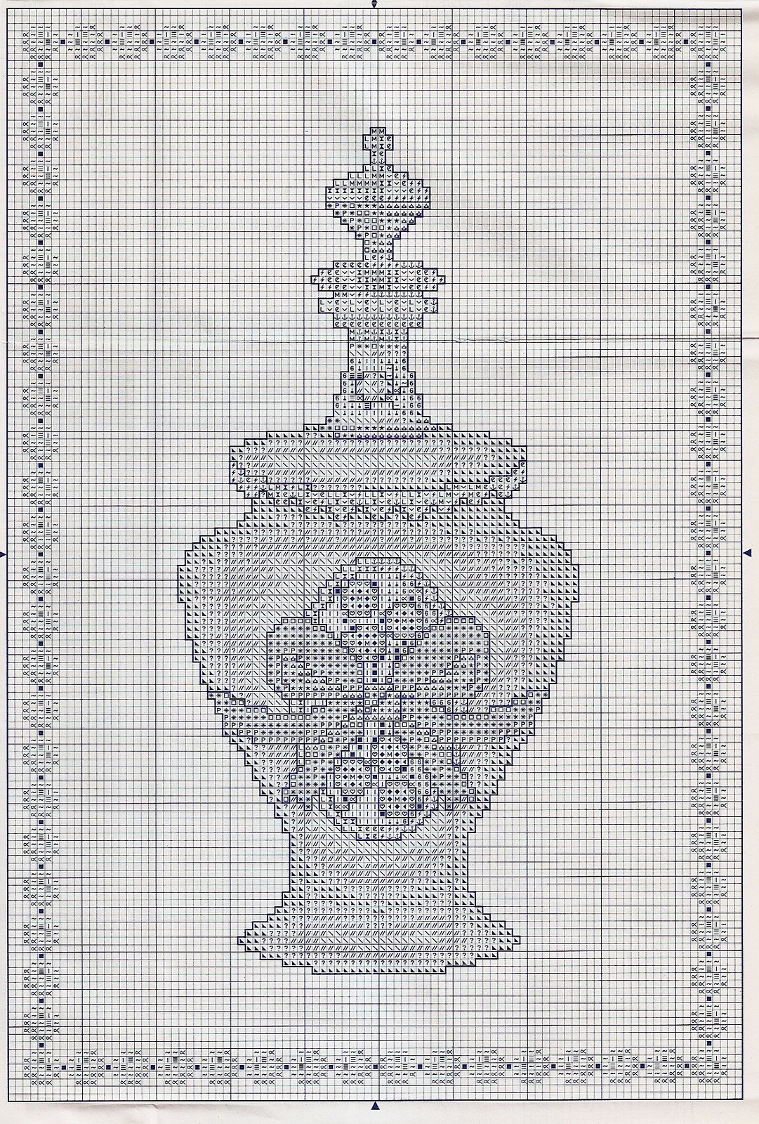 Schema punto croce Frasco De Colonia 05