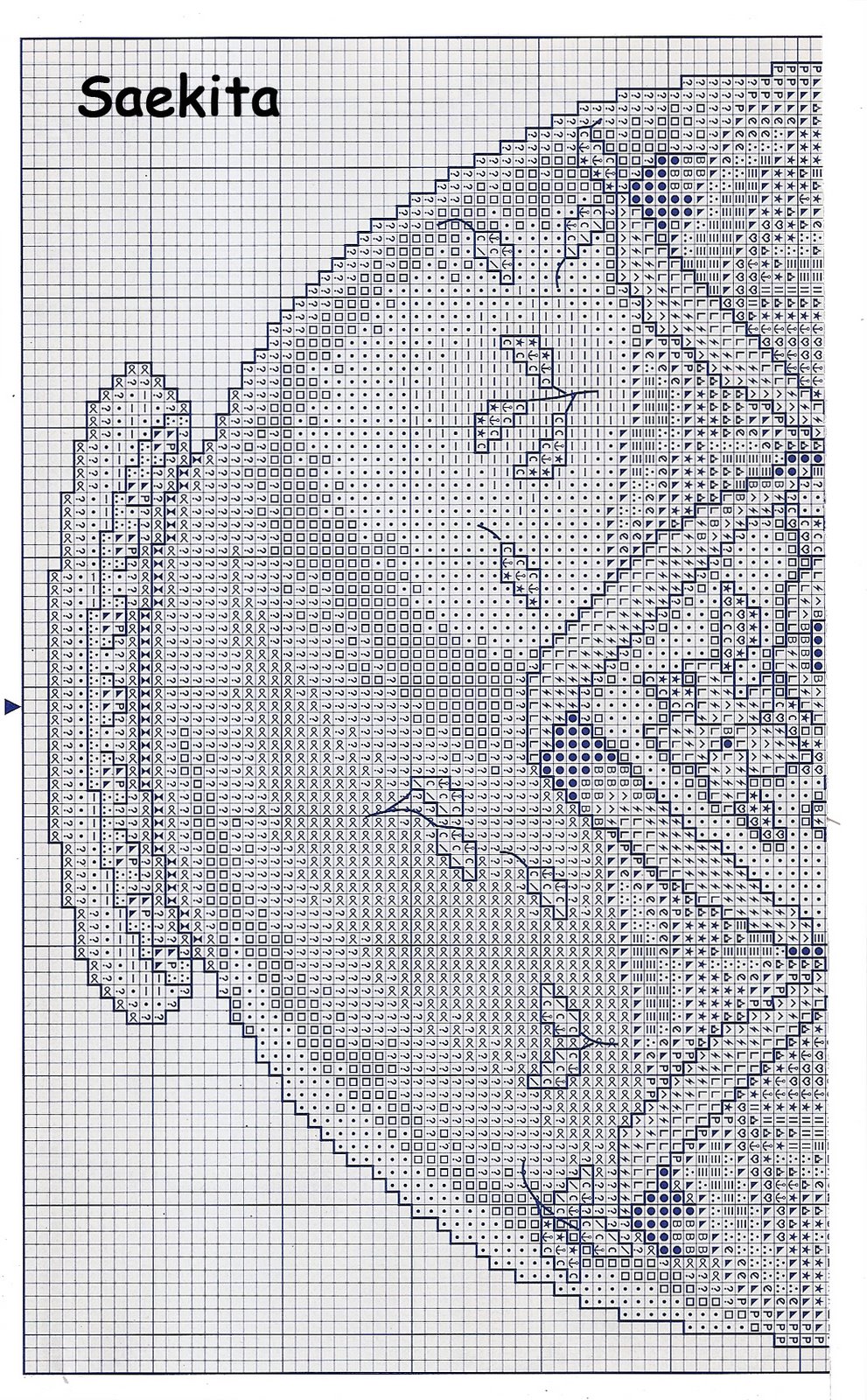 Schema punto croce Jarra 03