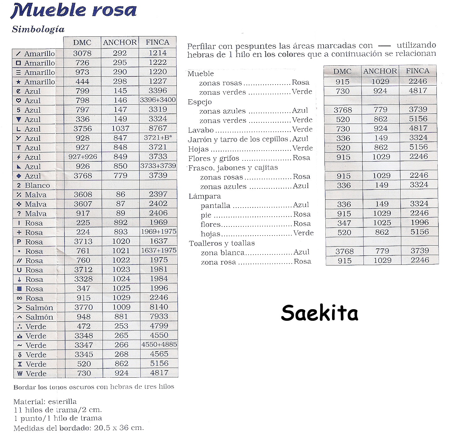 Schema punto croce Mobile 06