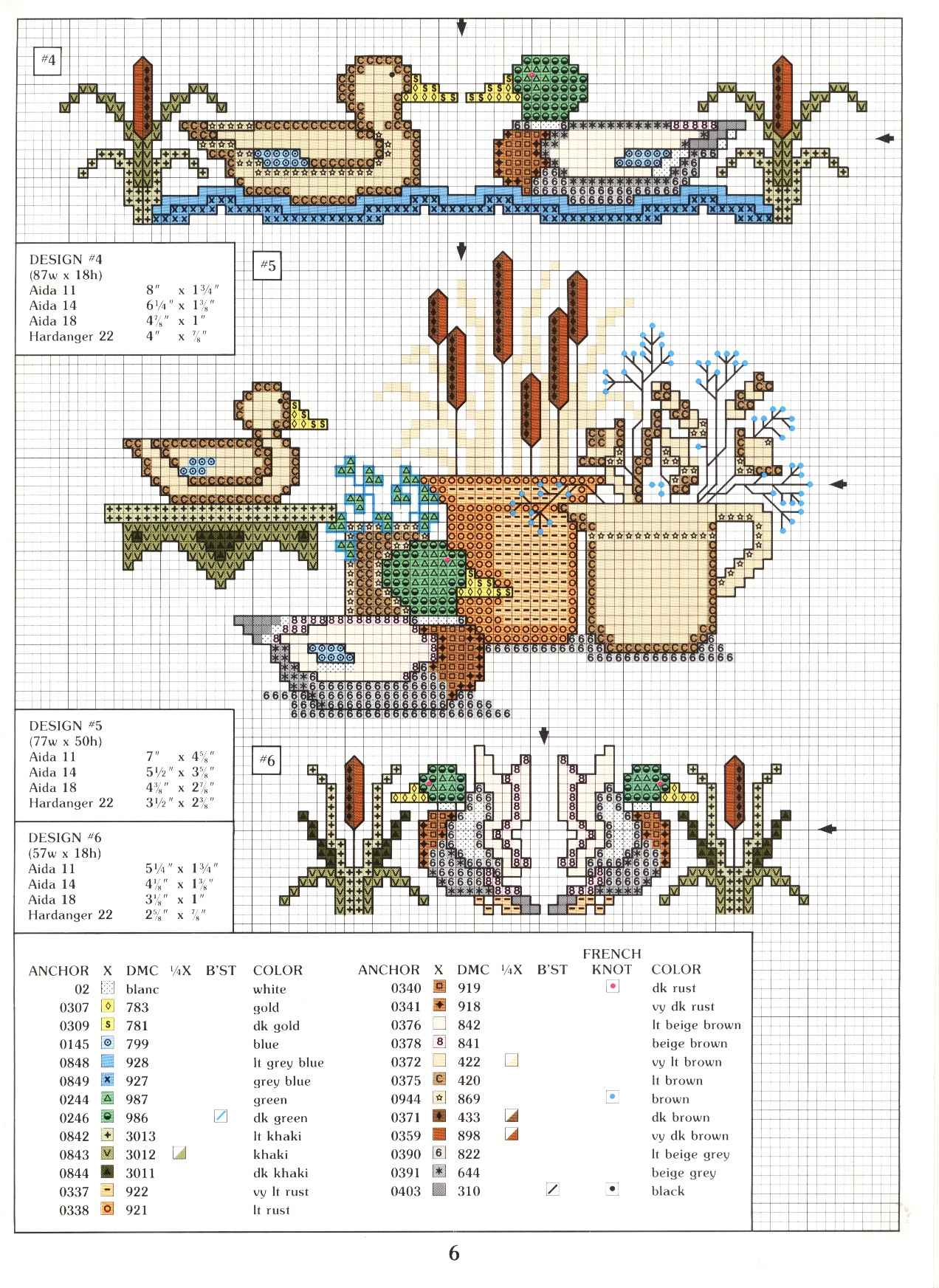 Schema punto croce Motivi Per Bagno 07