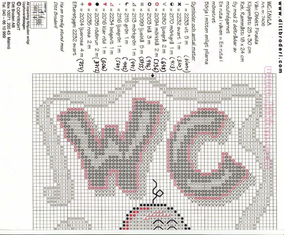 Schema punto croce Porta Del Bagno 02