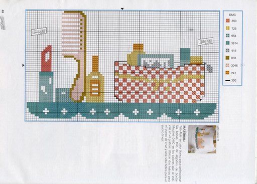 Schema punto croce Profumi 06