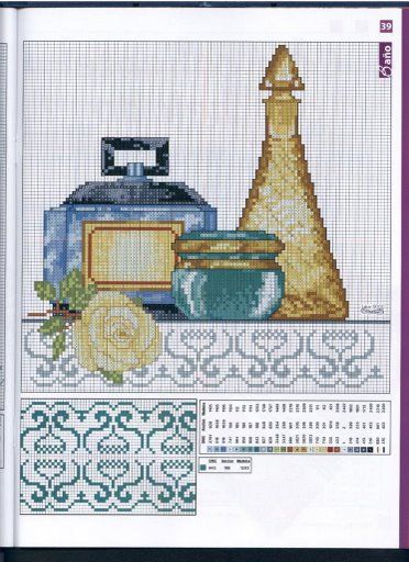 Schema punto croce Profumi 25