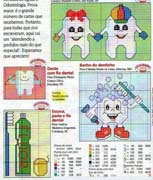 Schema punto croce Dentes1