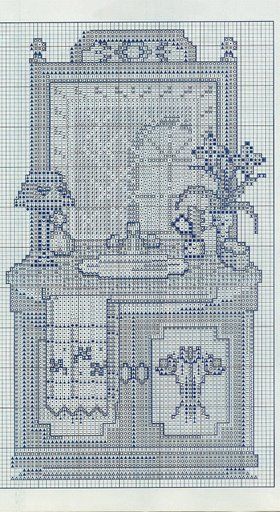 Schema punto croce Tocador 02