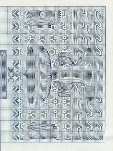 Schema punto croce Tocador 06