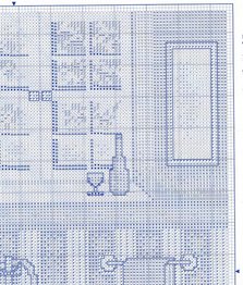 Schema punto croce Vasca Da Bagno 12