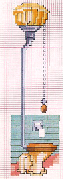 Schema punto croce Wc