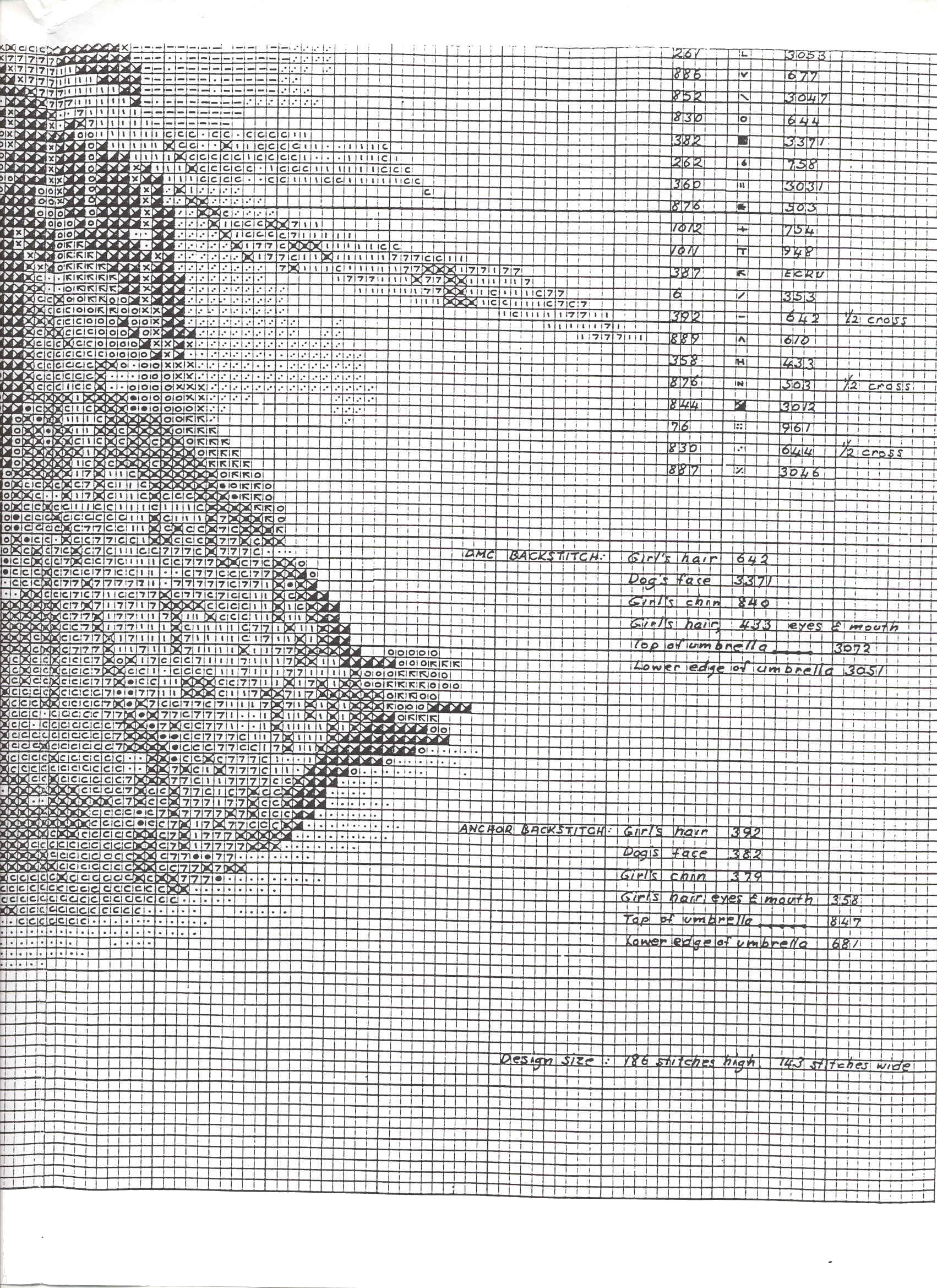 Schema punto croce Baby Winter 7